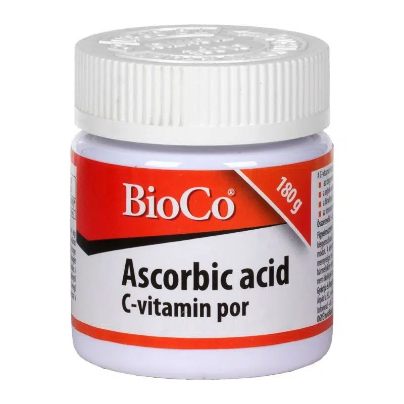 BioCo Ascorbic acid C-vitamin por - 180g BioCo Ascorbic acid C-vitamin por - 180g
