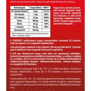 BioCo Cardiovit 100mg Q10 kapszula - 60db - Image 2 BioCo Cardiovit 100mg Q10 kapszula - 60db - Image 2