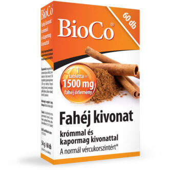 BioCo Fahéj kivonat tabletta - 60db