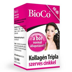 BioCo Kollagén Tripla szerves cinkkel - 60db