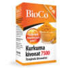BioCo Kurkuma kivonat 7500 Tömjénfa kivonattal tabletta - 60db