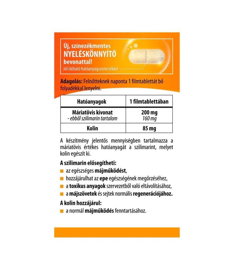 BioCo Máriatövis kivonat EXTRA tabletta - 80db - Image 2 BioCo Máriatövis kivonat EXTRA tabletta - 80db - Image 2