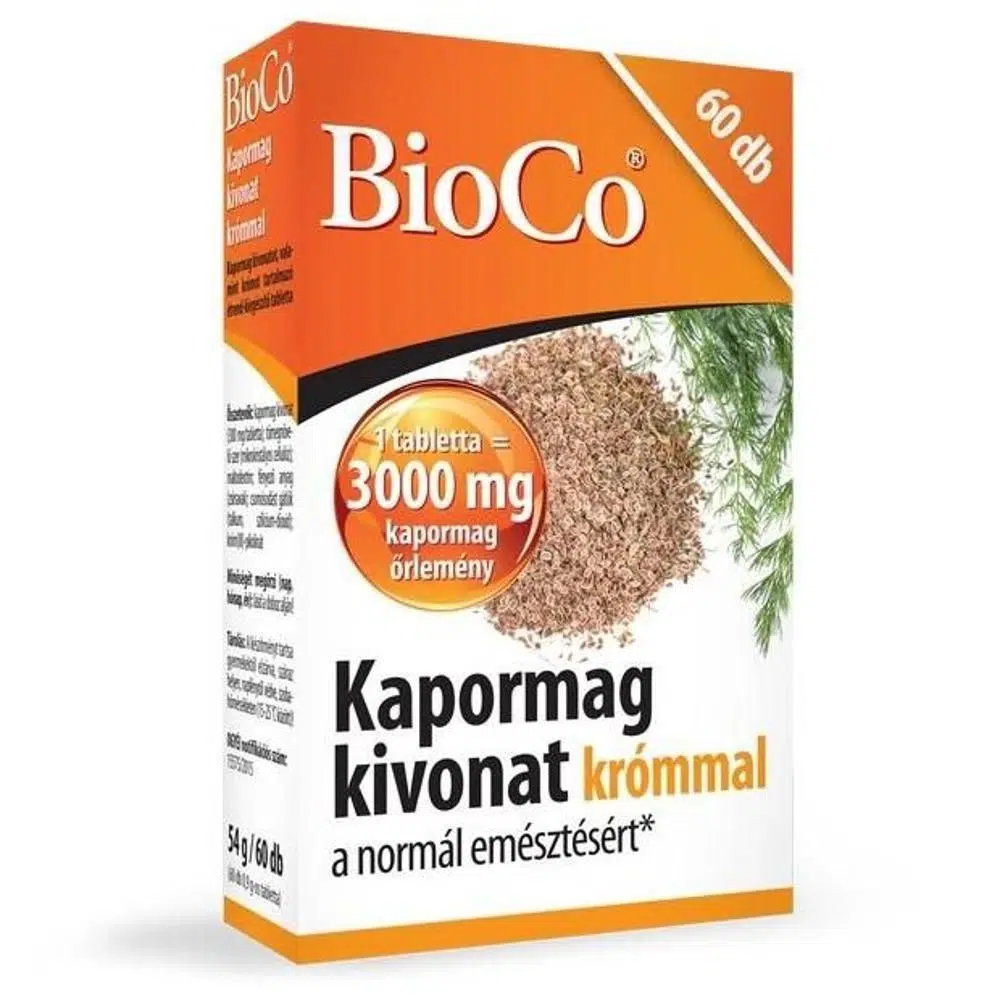 BioCo kapormag kivonat tabletta krómmal - 60db BioCo kapormag kivonat tabletta krómmal - 60db