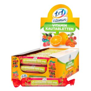 1x1 Vitamin C-vitamin 100mg szőlőcukor cseresznye ízben - 17db