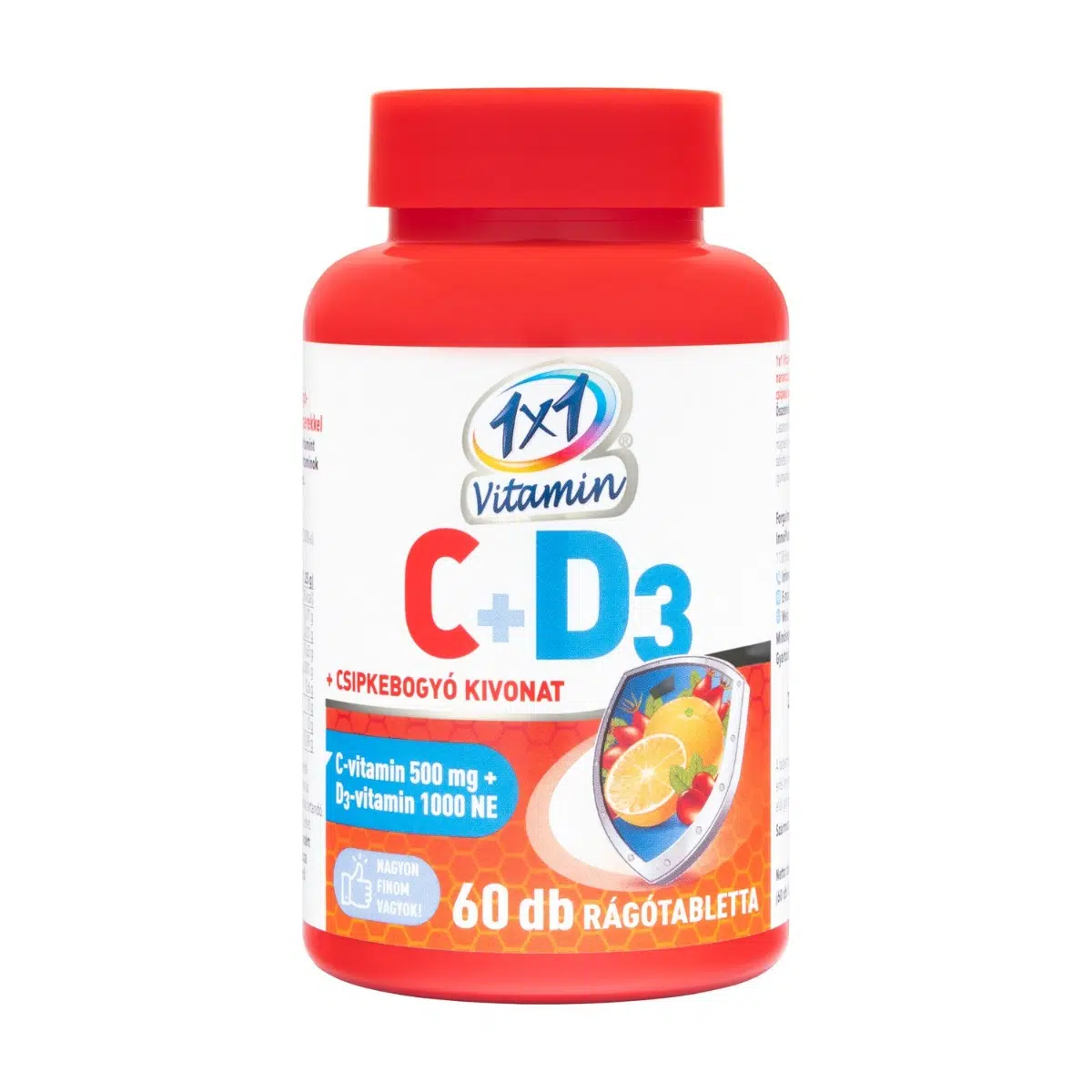 1x1 Vitamin C-vitamin 500mg + D3-vitamin 1000NE rágótabletta - 60db 1x1 Vitamin C-vitamin 500mg + D3-vitamin 1000NE rágótabletta - 60db