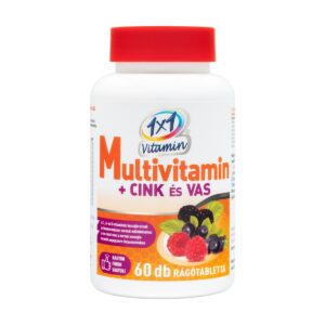 1x1 Vitamin multi + cink + vas rágótabletta - 60db