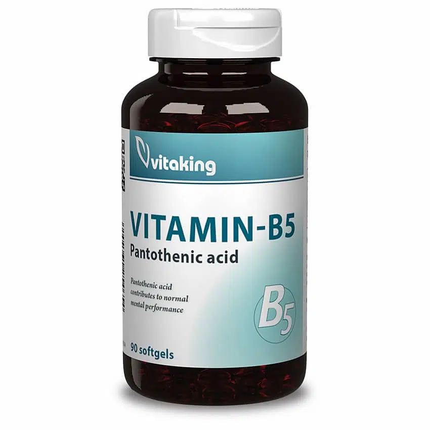 Vitaking Vitamin-B5 pantoténsav-gélkapszula Vitaking Vitamin-B5 pantoténsav-gélkapszula