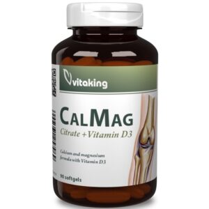 Vitaking Kalcium-citrát + Magnézium-citrát + D3-vitamin kapszula