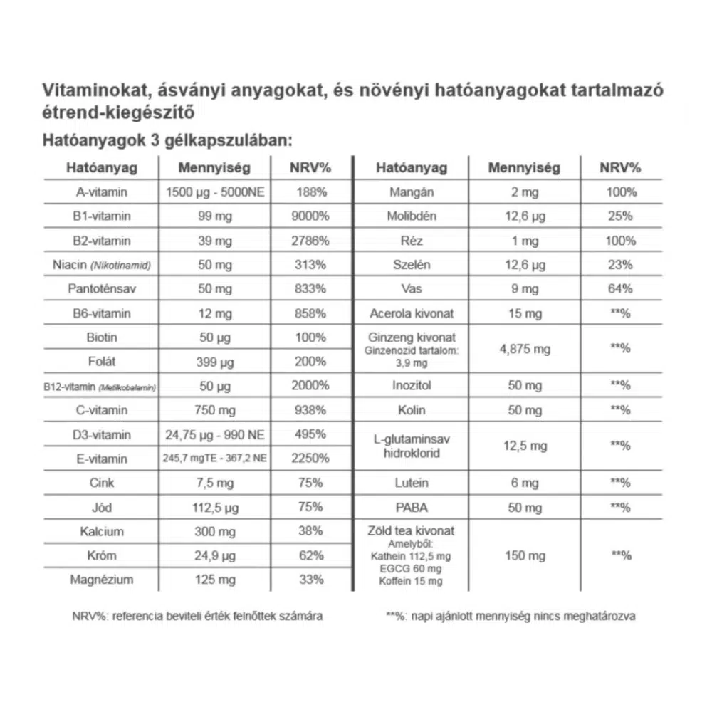 Vitaking Multi Liquid Plusz vitamincsomag - 180db - Image 2 Vitaking Multi Liquid Plusz vitamincsomag - 180db - Image 2
