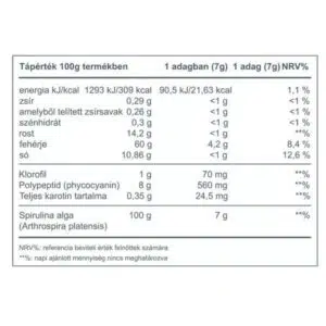 Vitaking Spirulina por - 250g - Image 2 Vitaking Spirulina por - 250g - Image 2