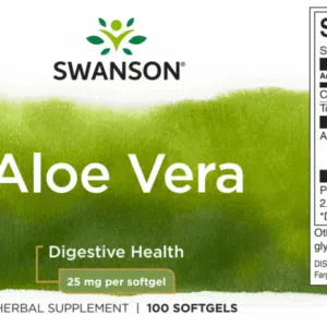 Swanson Aloe Vera lágyzselatin kapszula - 100db - Image 2 Swanson Aloe Vera lágyzselatin kapszula - 100db - Image 2