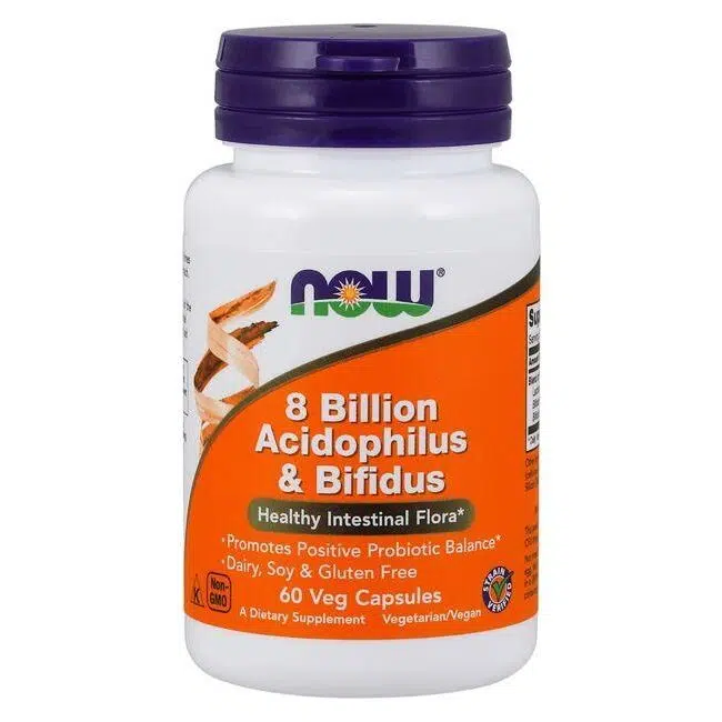 Now Acidophilus és Bifidus kapszula - 60db Now Acidophilus és Bifidus kapszula - 60db