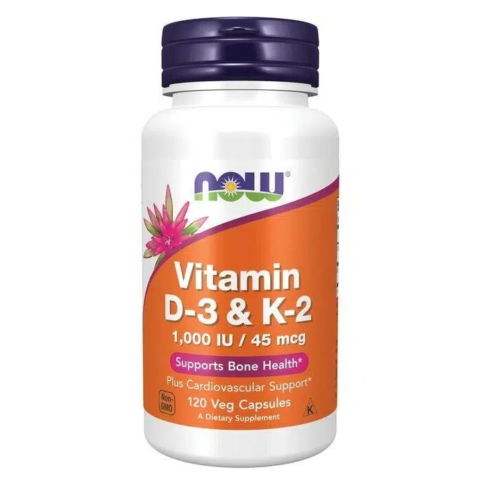 Now D3- és K2-vitamin kapszula - 120db Now D3- és K2-vitamin kapszula - 120db