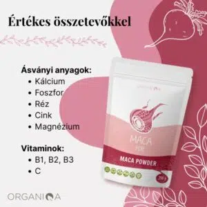 Organiqa Bio Maca por - 125g - Image 2 Organiqa Bio Maca por - 125g - Image 2