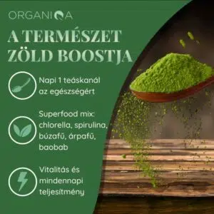 Organiqa Bio Pure green power - 125g - Image 2 Organiqa Bio Pure green power - 125g - Image 2