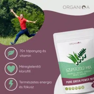 Organiqa Bio Pure green power - 125g - Image 3 Organiqa Bio Pure green power - 125g - Image 3