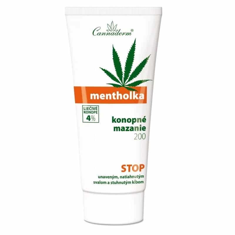 Cannaderm Mentholka Orvosi kender tartalmú fájdalomcsillapító krém - 200ml Cannaderm Mentholka Orvosi kender tartalmú fájdalomcsillapító krém - 200ml