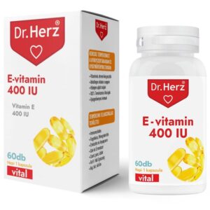 Dr. Herz E-vitamin 400IU lágyzselatin kapszula - 60db