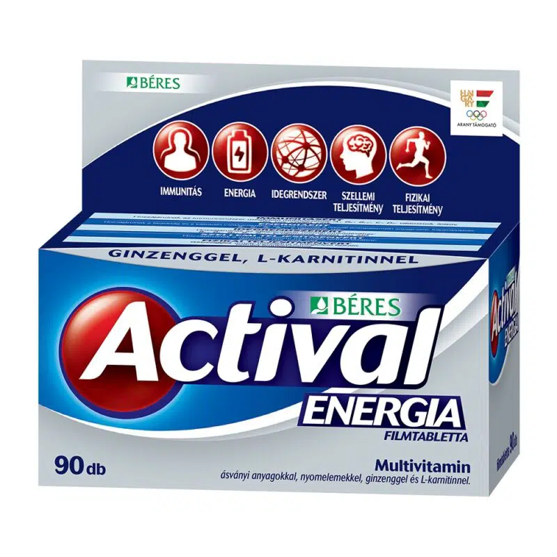 Béres Actival Energia filmtabletta - 90db Béres Actival Energia filmtabletta - 90db