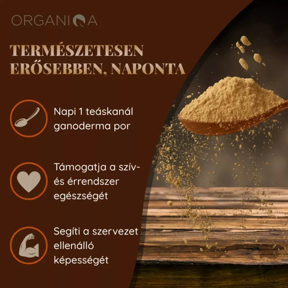 Organiqa Bio Reishi-Ganoderma por - 125g - Image 4 Organiqa Bio Reishi-Ganoderma por - 125g - Image 4