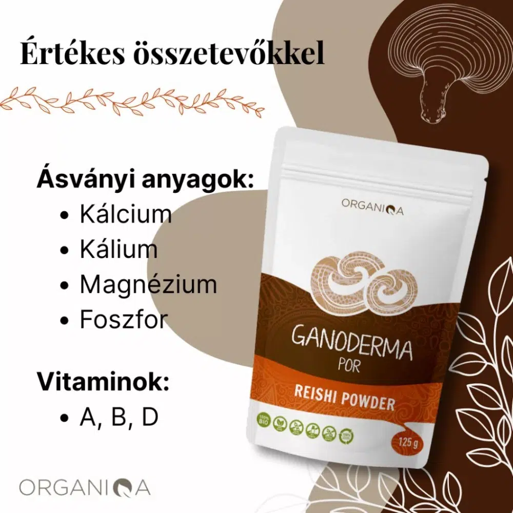 Organiqa Bio Reishi-Ganoderma por - 125g - Image 2 Organiqa Bio Reishi-Ganoderma por - 125g - Image 2