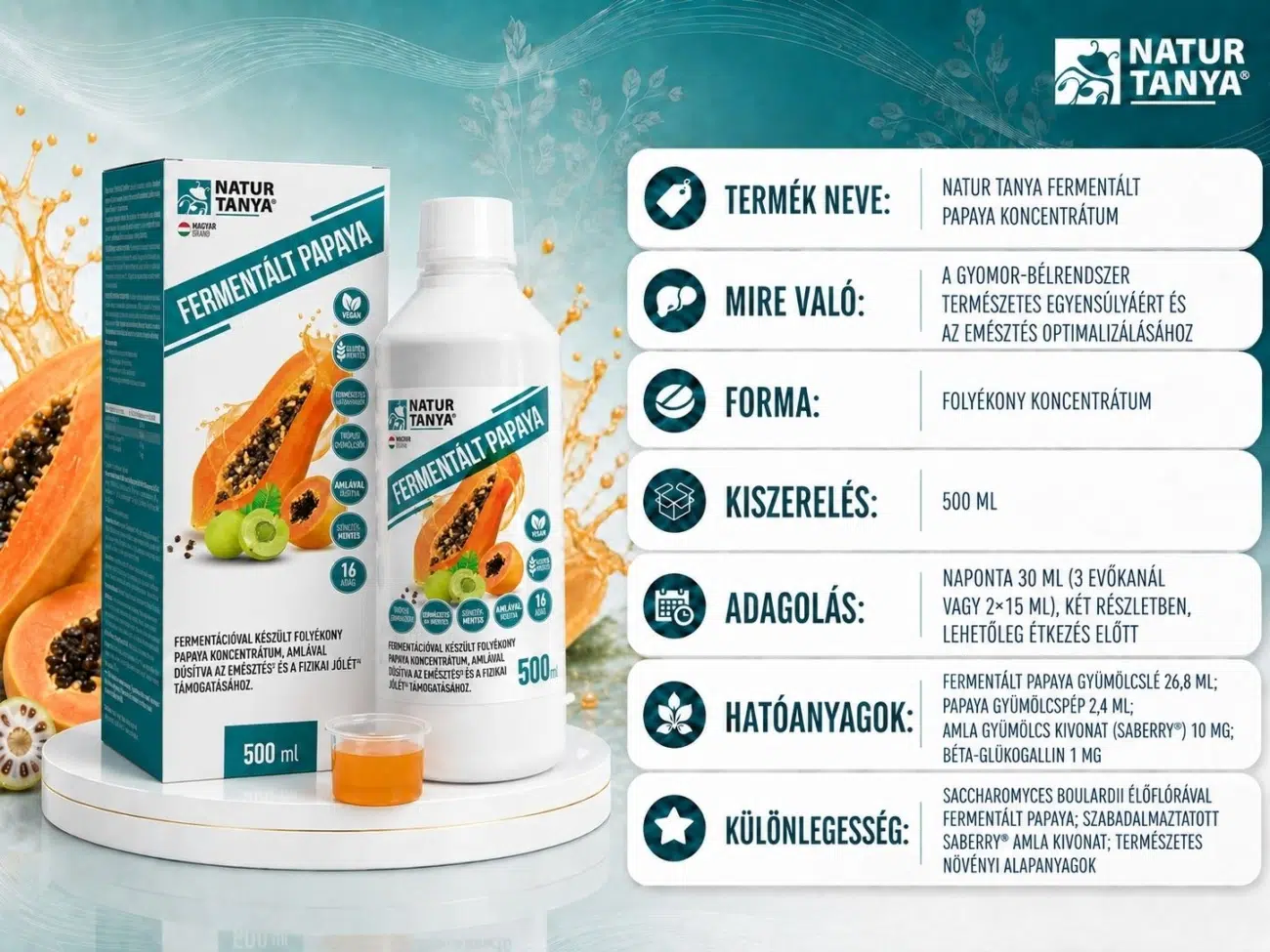 Natur Tanya Vegán Fehérjepor - 100% Kendermag protein por