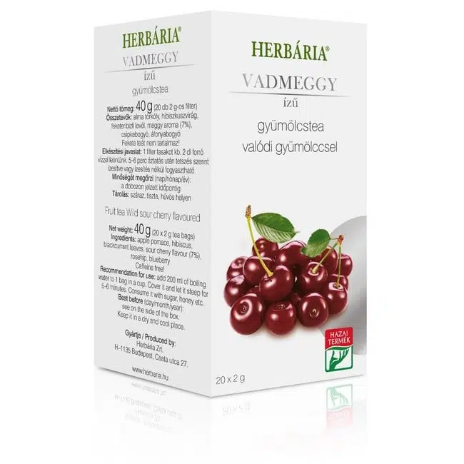 Herbária gyümölcstea vadmeggy - 20 filter Herbária gyümölcstea vadmeggy - 20 filter