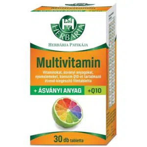 Herbária multivitamin + Q10 tabletta - 30db
