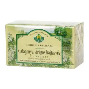 Herbária galagonya virágos hajtásvég tea-filter