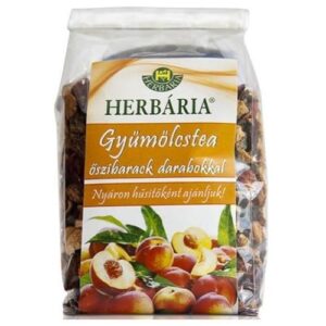 Herbária őszibarack darabokkal gyümölcstea