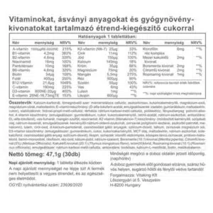 Vitaking Nicovit komplex multivitamin dohányosoknak - 30db - Image 3 Vitaking Nicovit komplex multivitamin dohányosoknak - 30db - Image 3