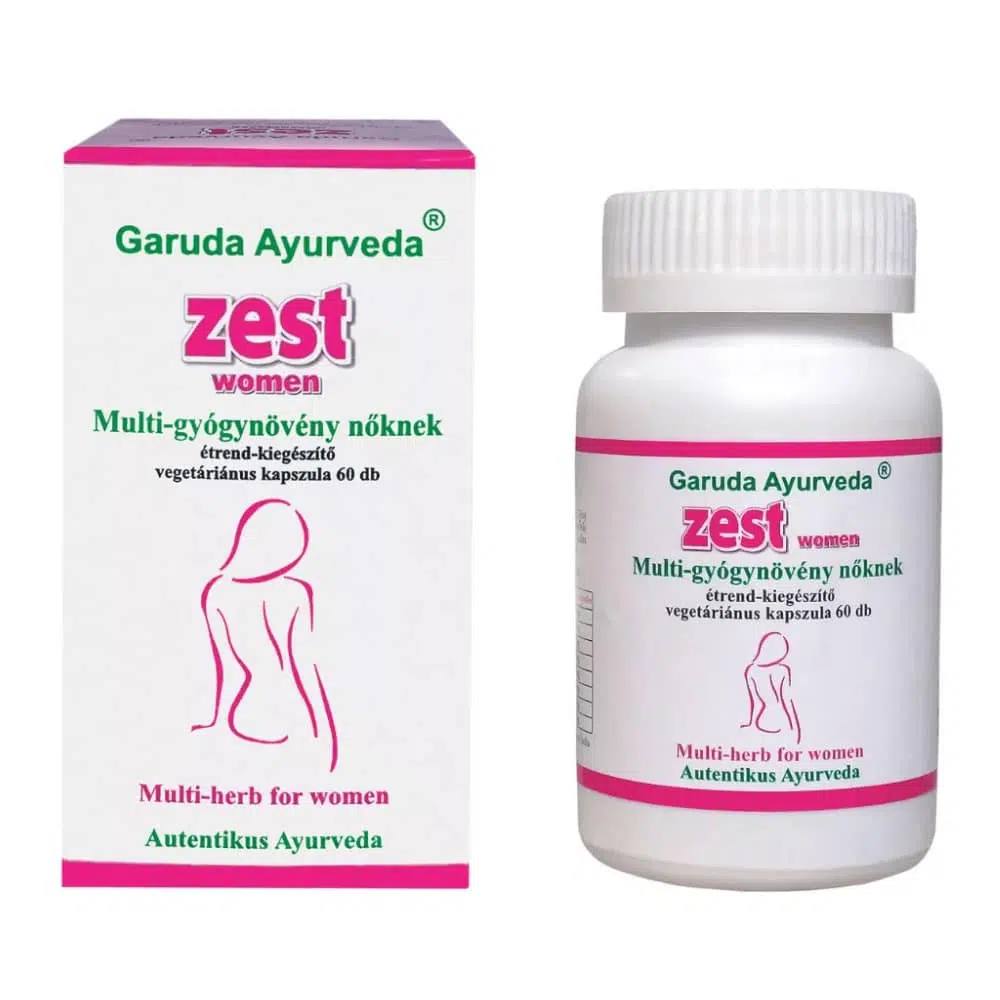 Garuda Ayurveda Zest Women vegetáriánus kapszula - 60db Garuda Ayurveda Zest Women vegetáriánus kapszula - 60db