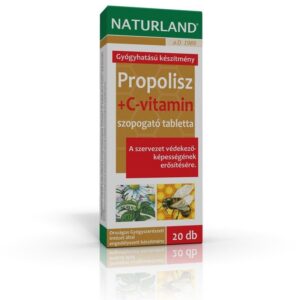 Naturland Propolisz + C-vitamin tabletta - 20db
