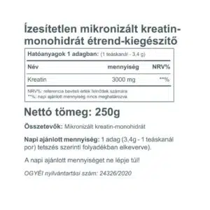 Vitaking Creatine por - 255g - Image 2 Vitaking Creatine por - 255g - Image 2
