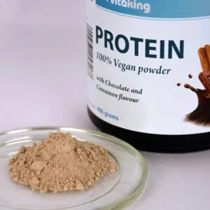 Vitaking Protein csoki-fahéj növényi fehérje italpor - 400g Vitaking Protein csoki-fahéj növényi fehérje italpor - 400g