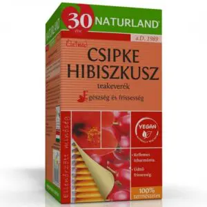 Naturland csipke-hibiszkusz tea - 20 filter/doboz