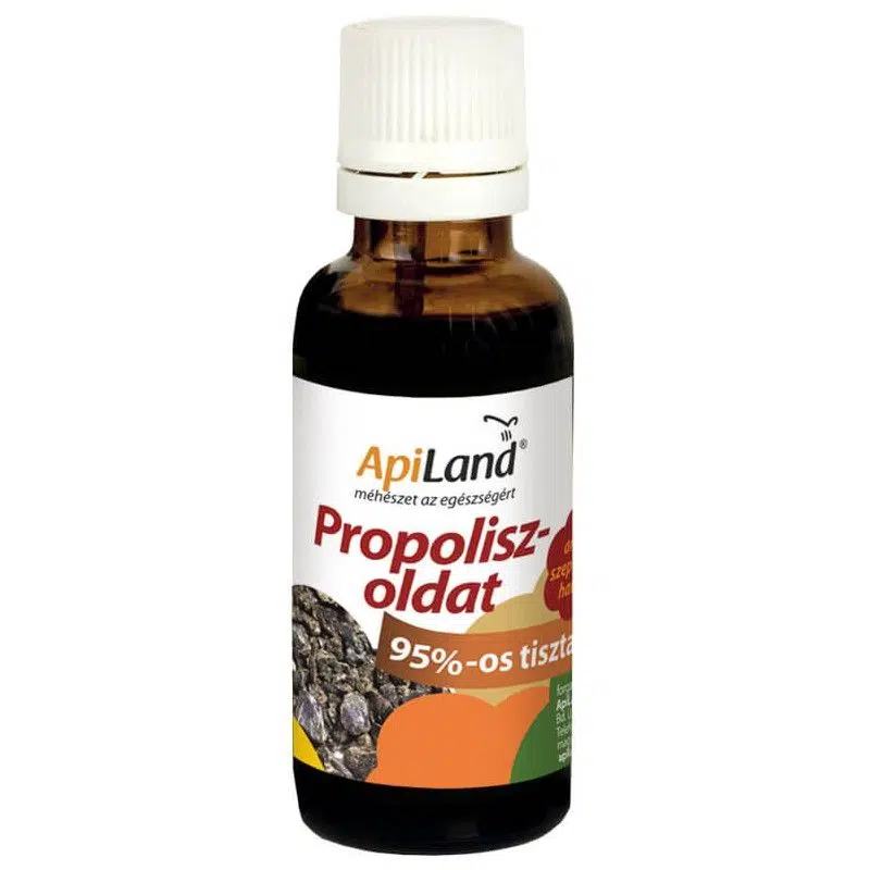 Apiland 95%-os tisztaságú propolisz oldat - 30ml Apiland 95%-os tisztaságú propolisz oldat - 30ml