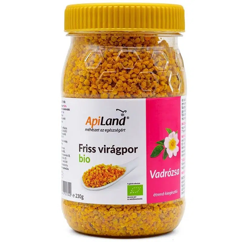 Apiland Friss virágpor bio vadrózsa - 230g Apiland Friss virágpor bio vadrózsa - 230g