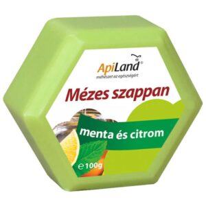 Apiland mézes, mentás, citromos szappan - 100g