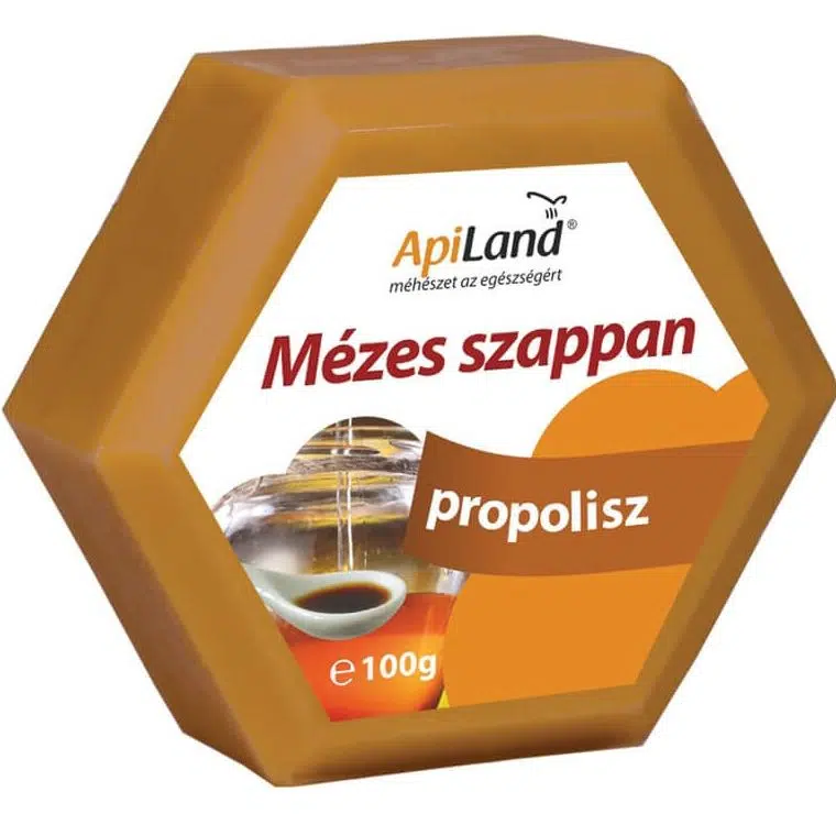 Apiland mézes, propoliszos szappan - 100g Apiland mézes, propoliszos szappan - 100g