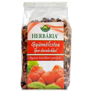 Herbária eper darabokkal gyümölcstea - 120g