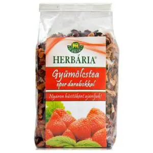 Herbária eper darabokkal gyümölcstea - 120g