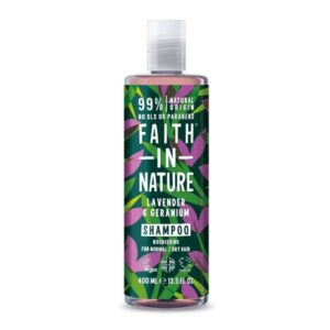 Faith in Nature levendula és geránium sampon - 400 ml