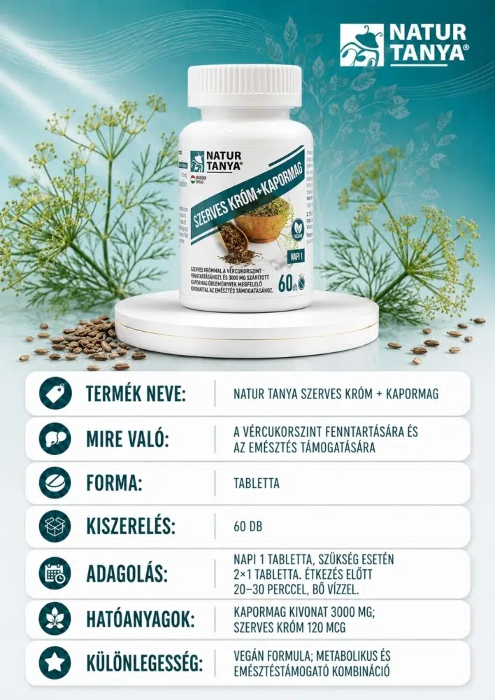Szerves Króm+Kapormag