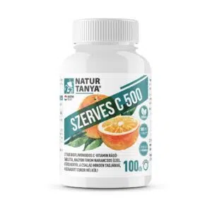 Natur Tanya Szerves C-vitamin 500mg rágótabletta - 100db Natur Tanya Szerves C-vitamin 500mg rágótabletta - 100db
