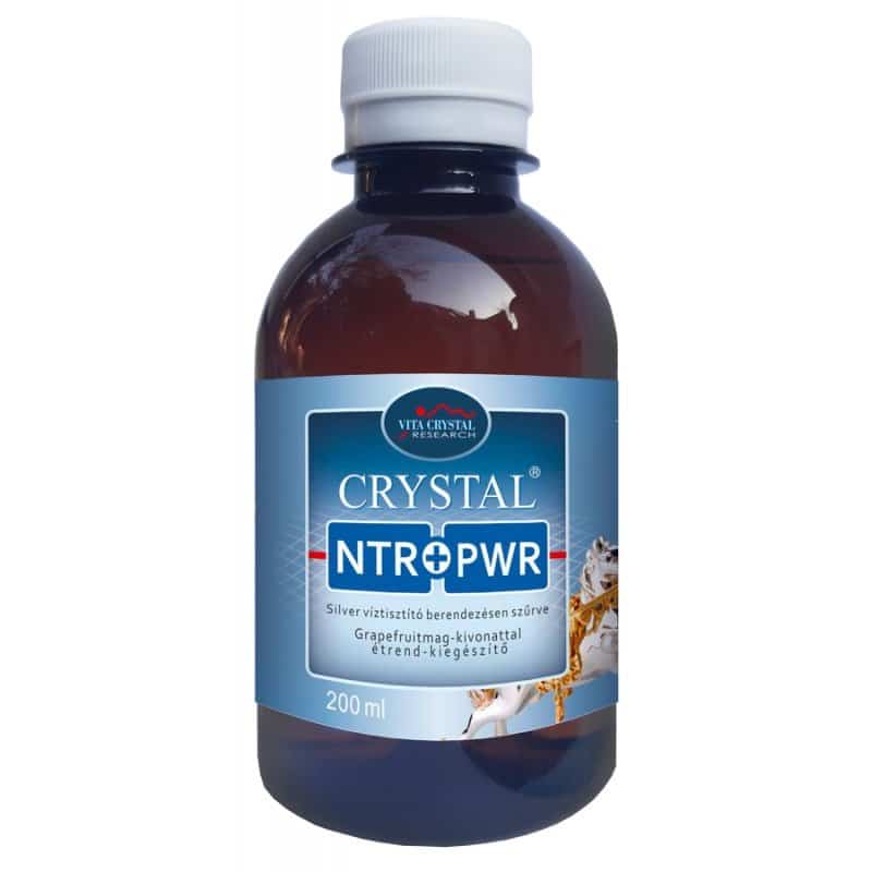 Crystal NTR+PWR Silver víztisztító berendezésen szűrve Grapefruitmag-kivonattal - 200ml Crystal NTR+PWR Silver víztisztító berendezésen szűrve Grapefruitmag-kivonattal - 200ml