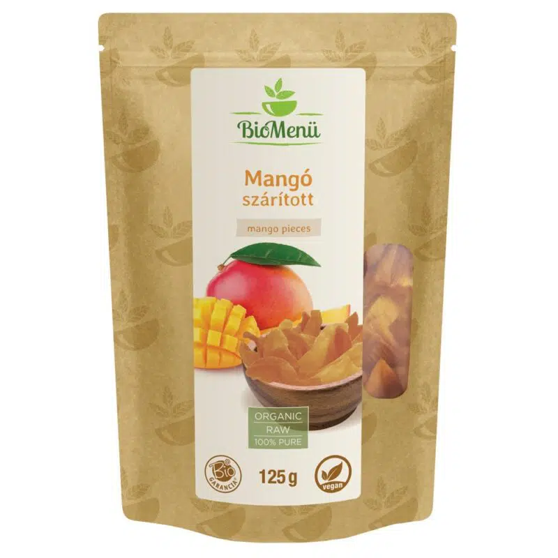 Biomenü Bio Mangó szárított - 125g Biomenü Bio Mangó szárított - 125g