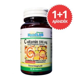 Nutrilab C-Vitamin 590mg kapszula 1+1 akció - 2x30db