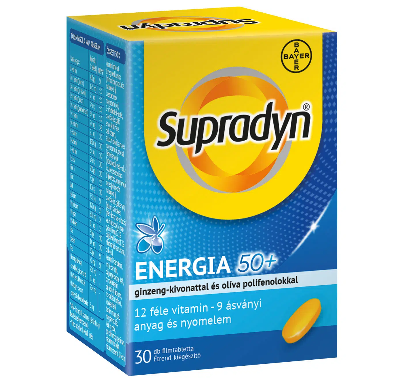 Supradyn Energia 50+ filmtabletta - 30db Supradyn Energia 50+ filmtabletta - 30db