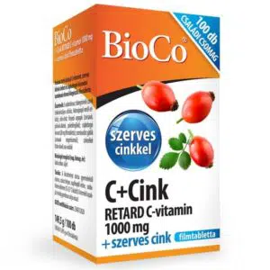 BioCo C+Cink Retard C-vitamin 1000mg + szerves Cink Családi csomag - 100db